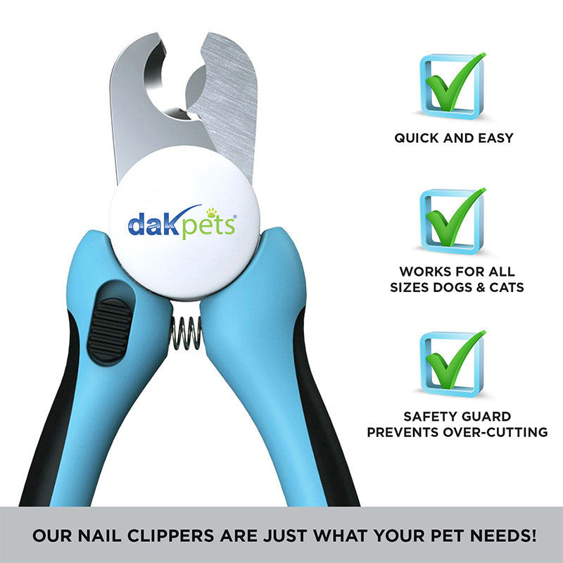 pet nail clippers with guard