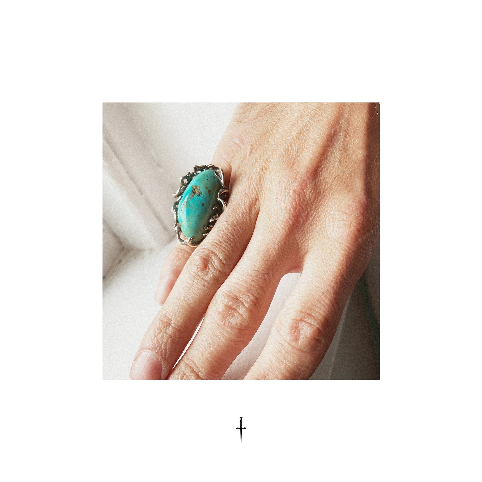 WOVEN THORN MORENCI TURQUOISE RING