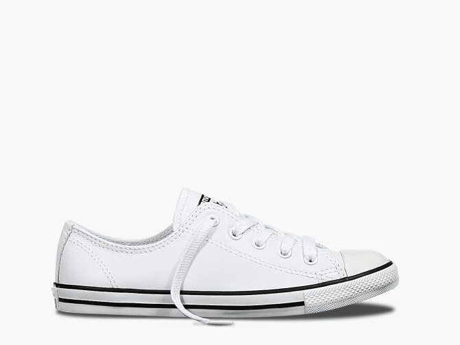 converse chuck taylor dainty white leather