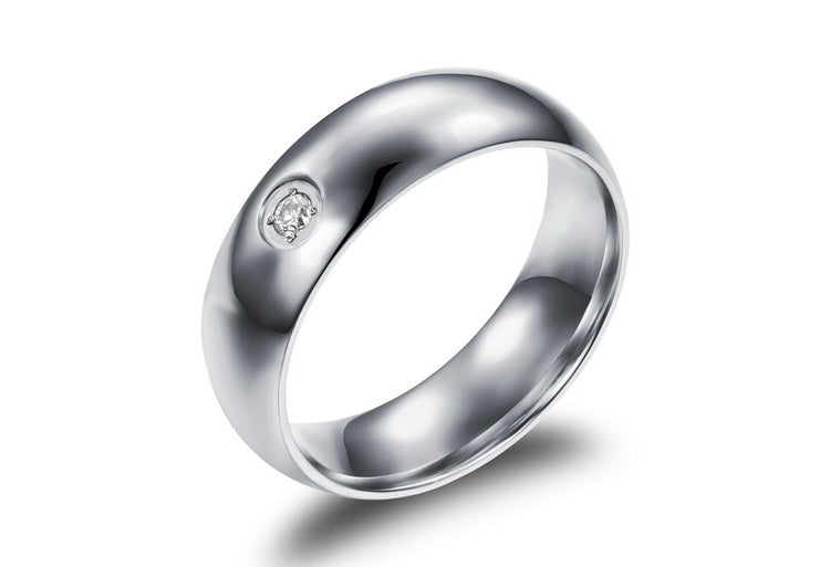 One stone Ring 3D Model $5 - .3dm .stl - Free3D