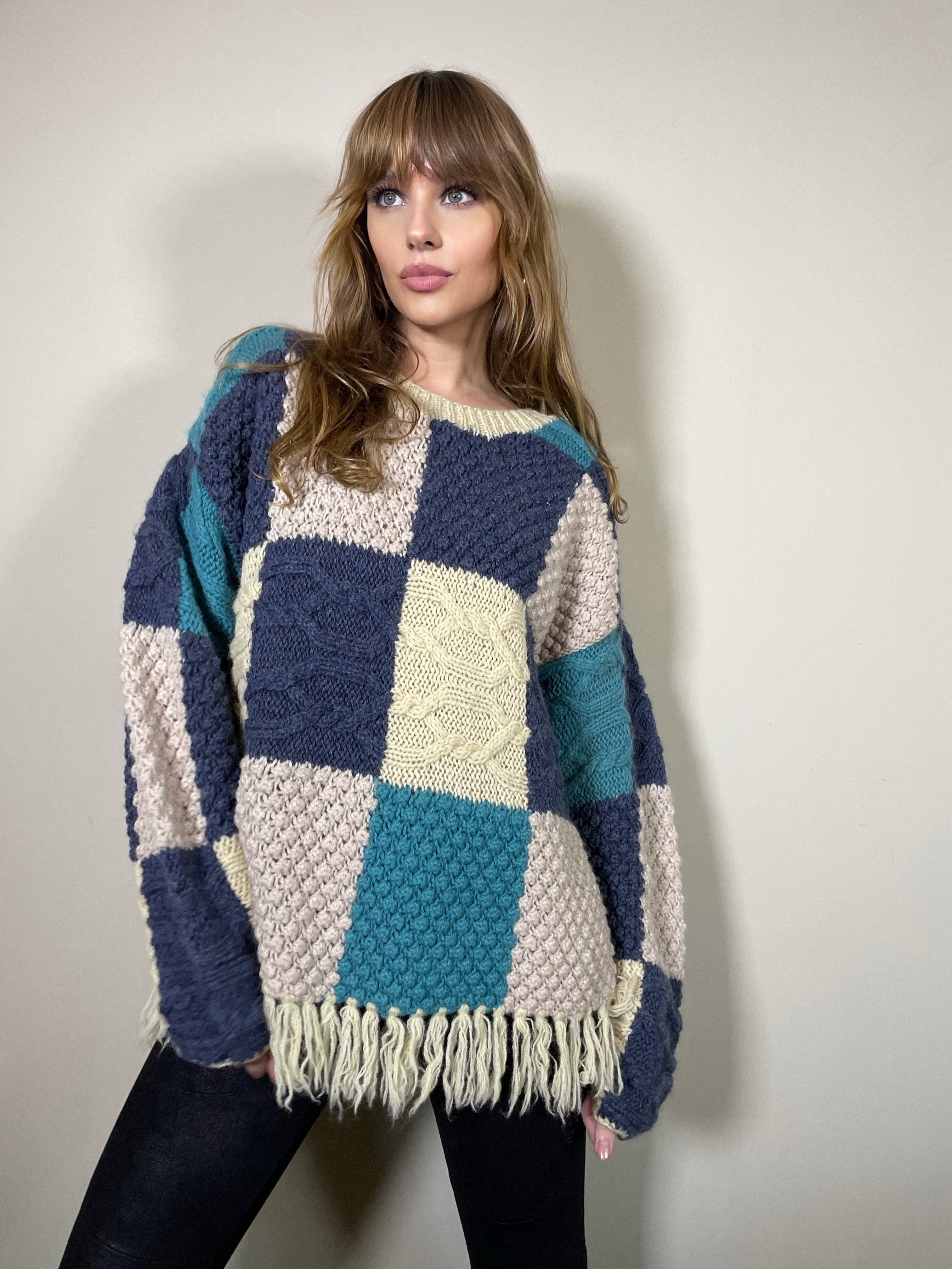 Image of Molly, vintage patchwork sweater