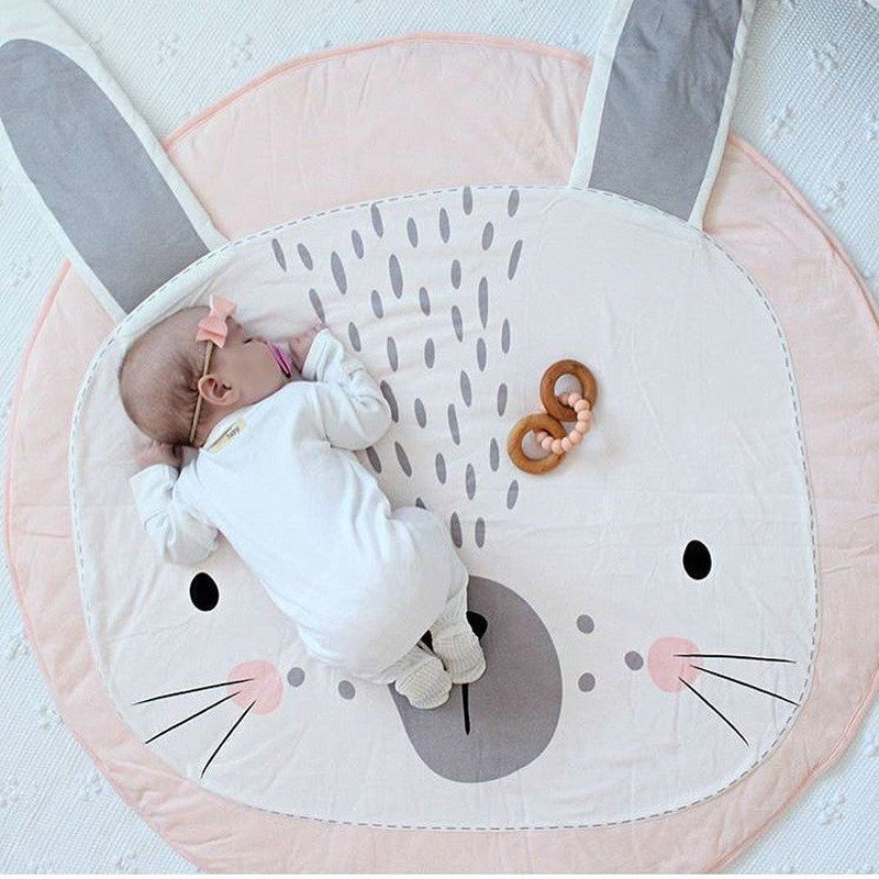 bunny baby mat