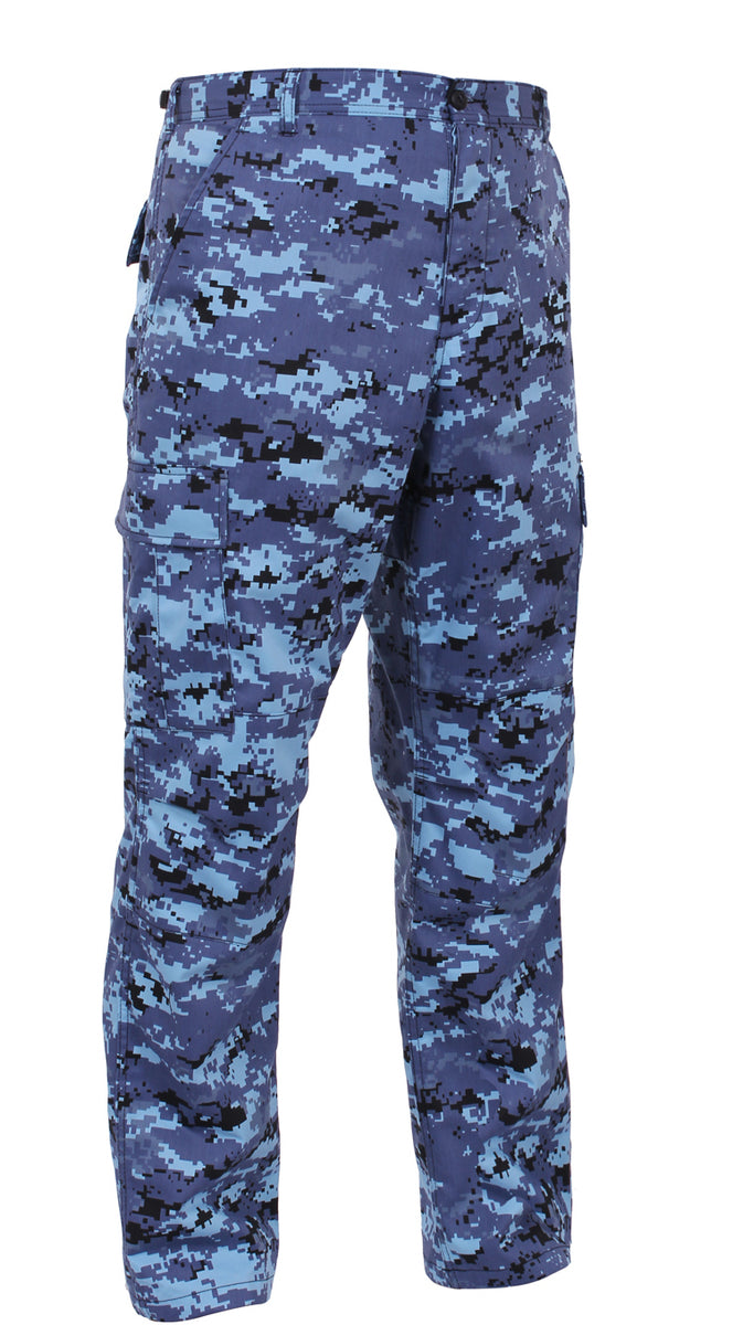 Boys Blue Camo Pants – RC Uniforms
