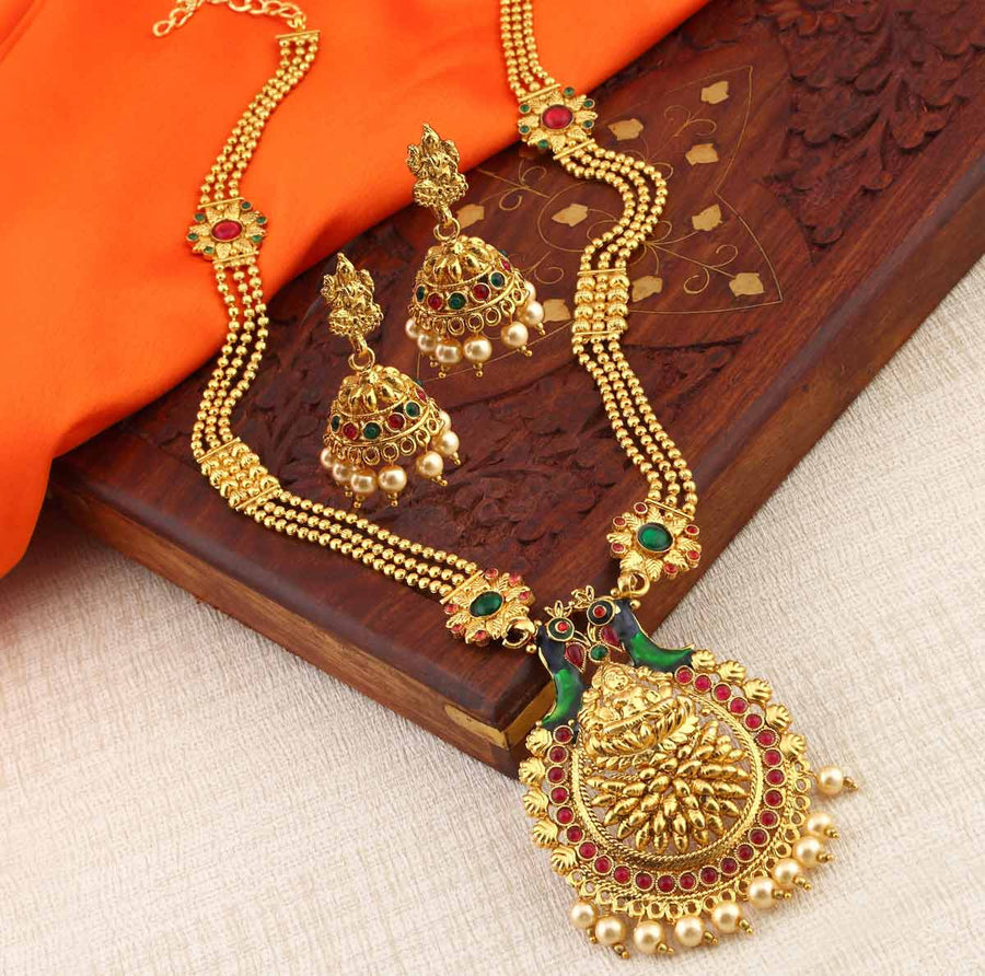 Peacock Necklace Set-Buy From Latest 