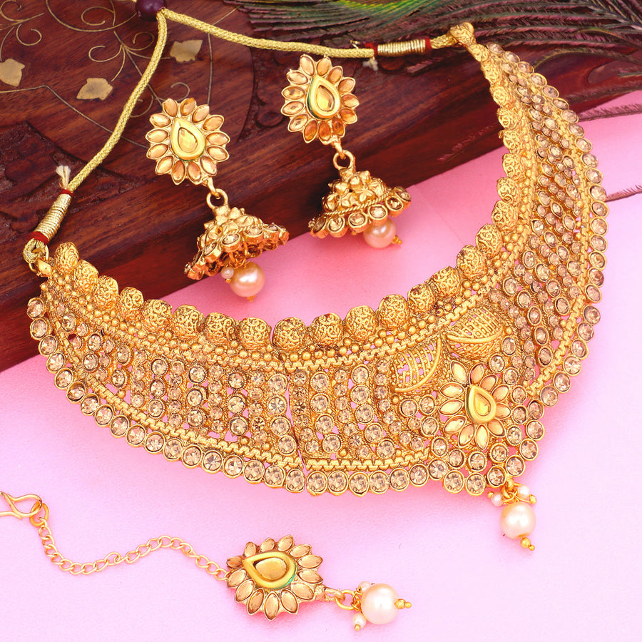 Buy Necklace Sets Online, Temple Jewellery, Gold Plated Neckace Sets ...