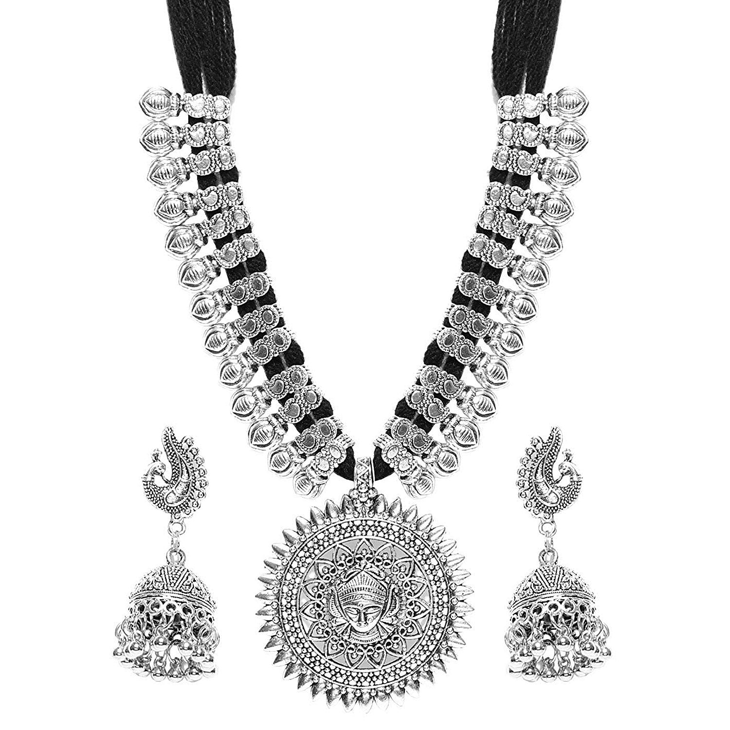 Sukkhi Antique German Silver Oxidised 