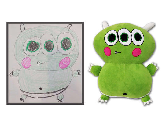 make stuffed animal from drawing