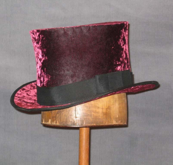 Top Hat - Green Crushed Velvet – Tall Toad