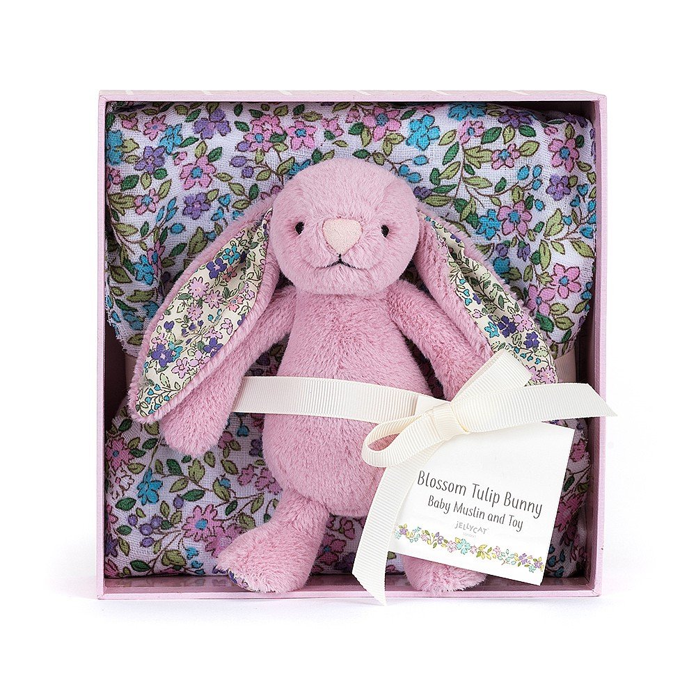 Blossom Tulip Bunny and Muslin Gift Set