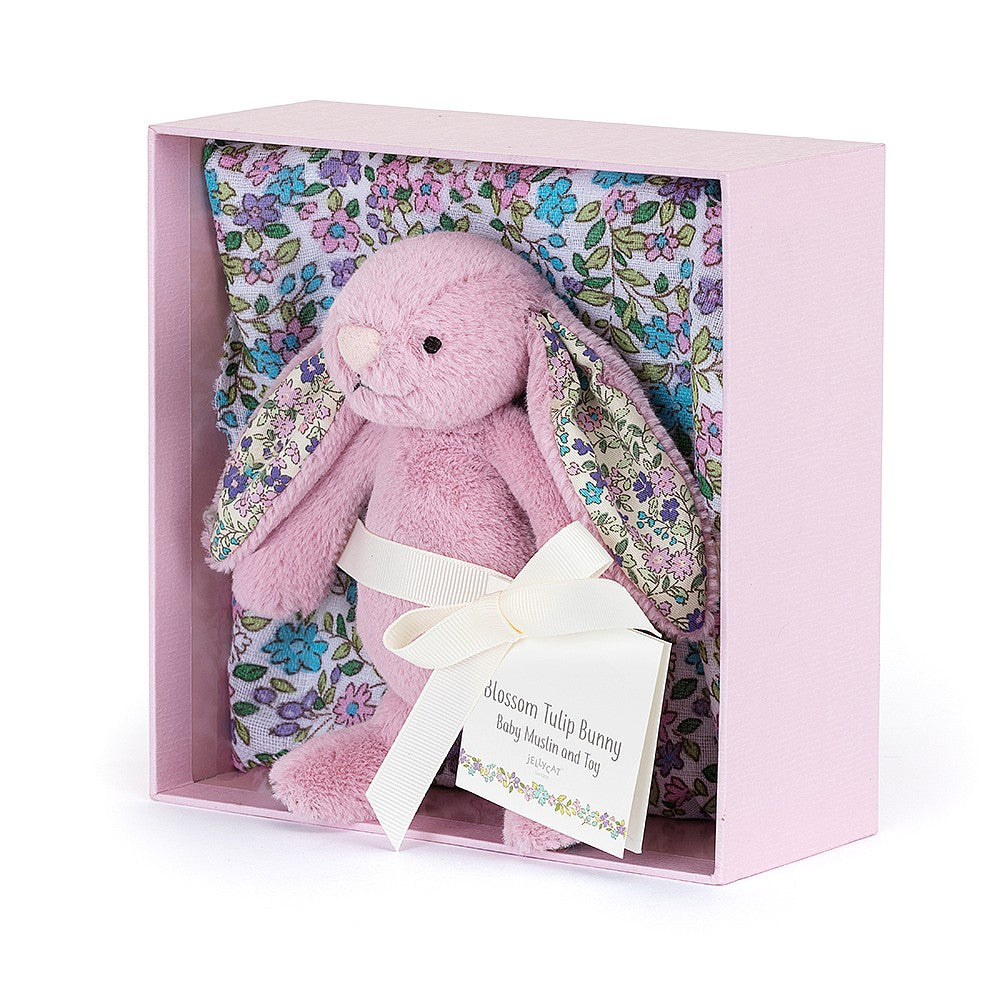 Blossom Tulip Bunny and Muslin Gift Set