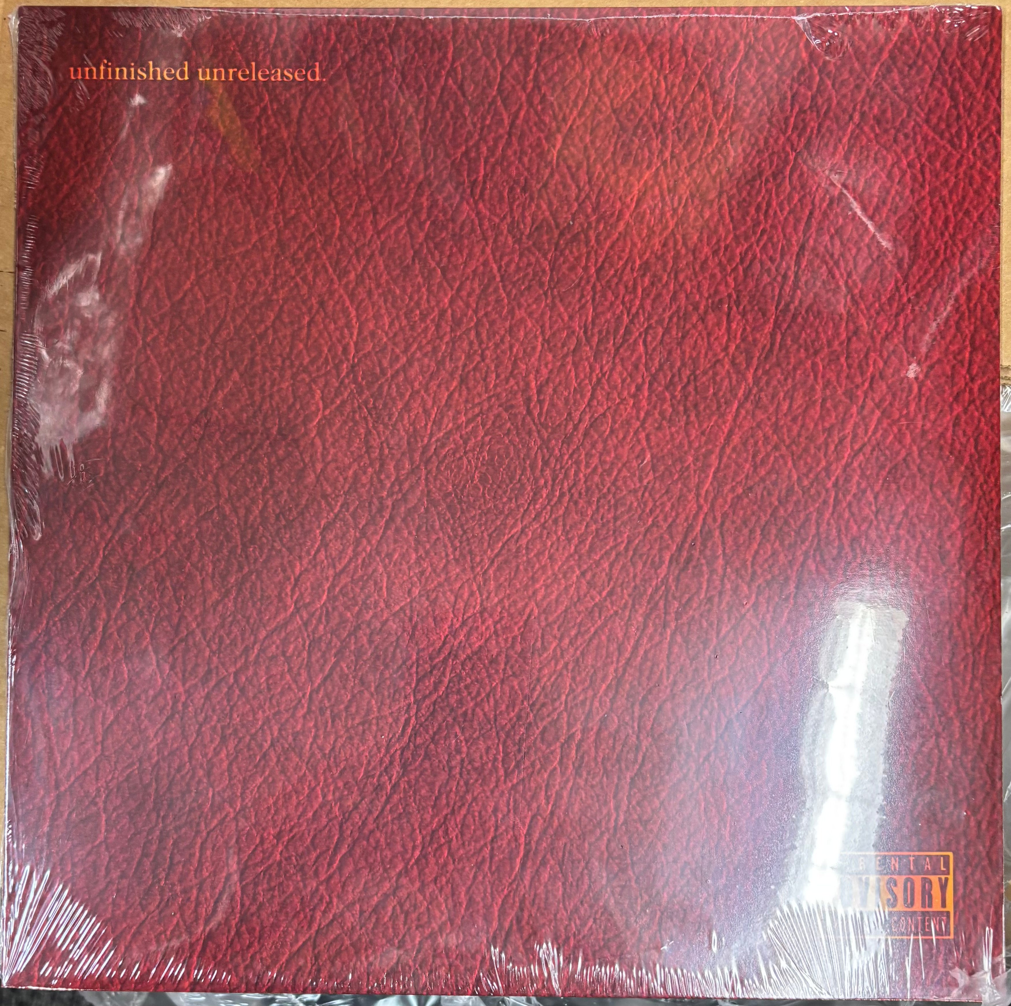 Kendrick Lamar - UNFINISHED, UNRELEASED Vinyl LP Record *Unofficial Release*