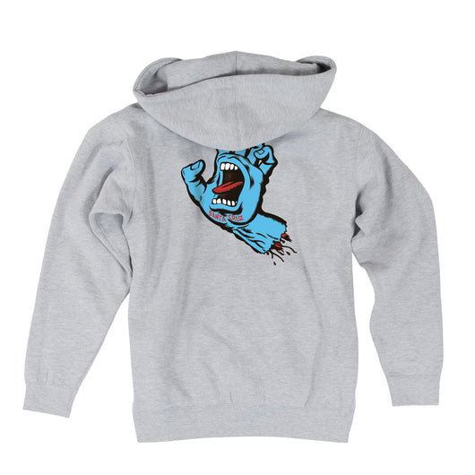 santa cruz screaming hand zip hoodie