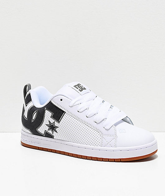 DC Court Graffik SE White, Black \u0026 Grey 