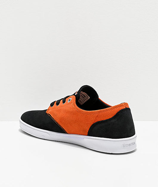 orange skate shoes