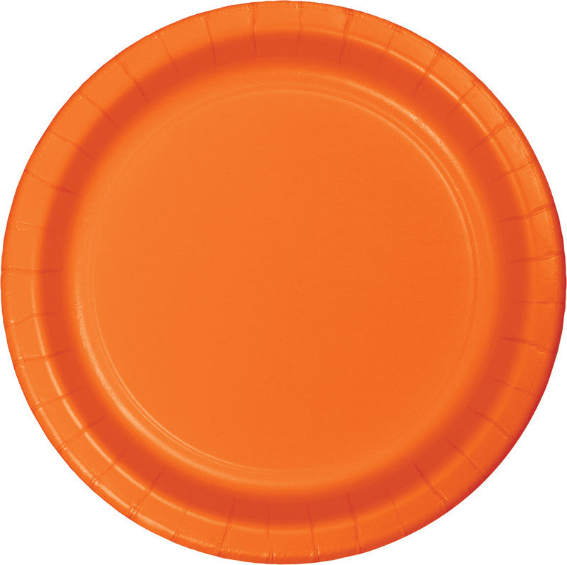 Orange Paper Bowls, 20oz, 20ct