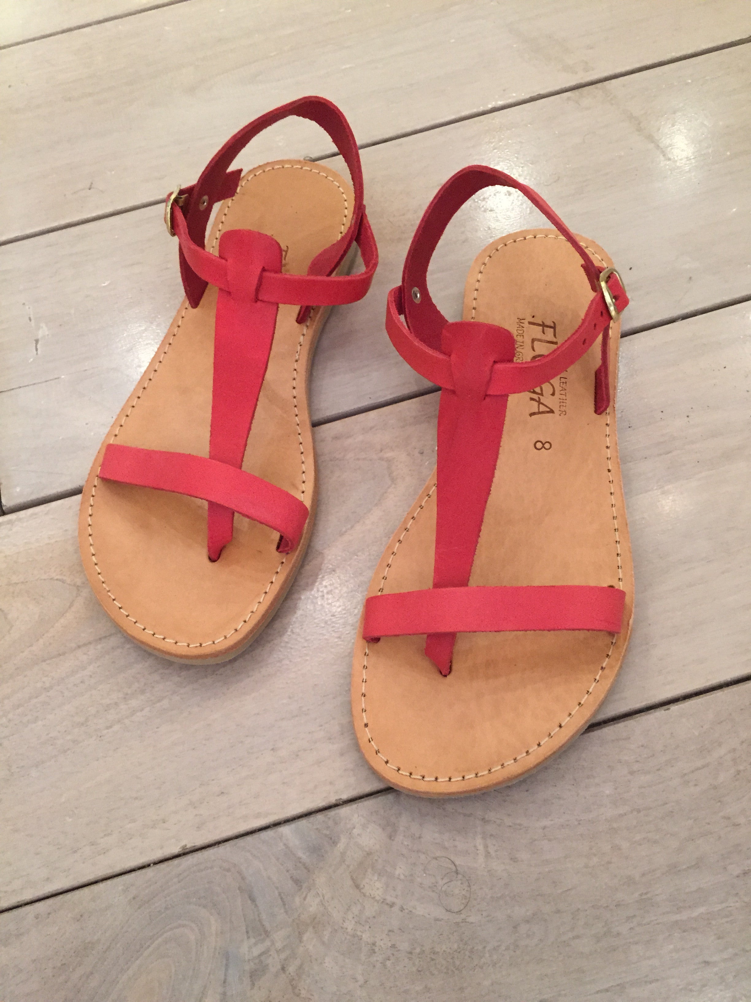 Panagiota Greek Leather Sandals