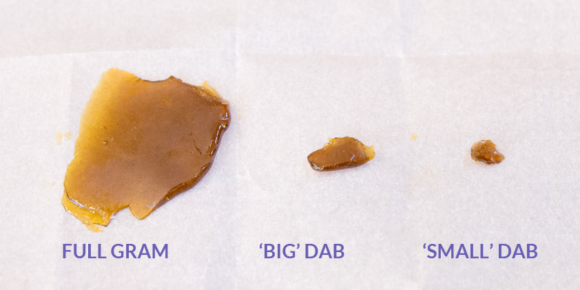 1 g of wax shatter