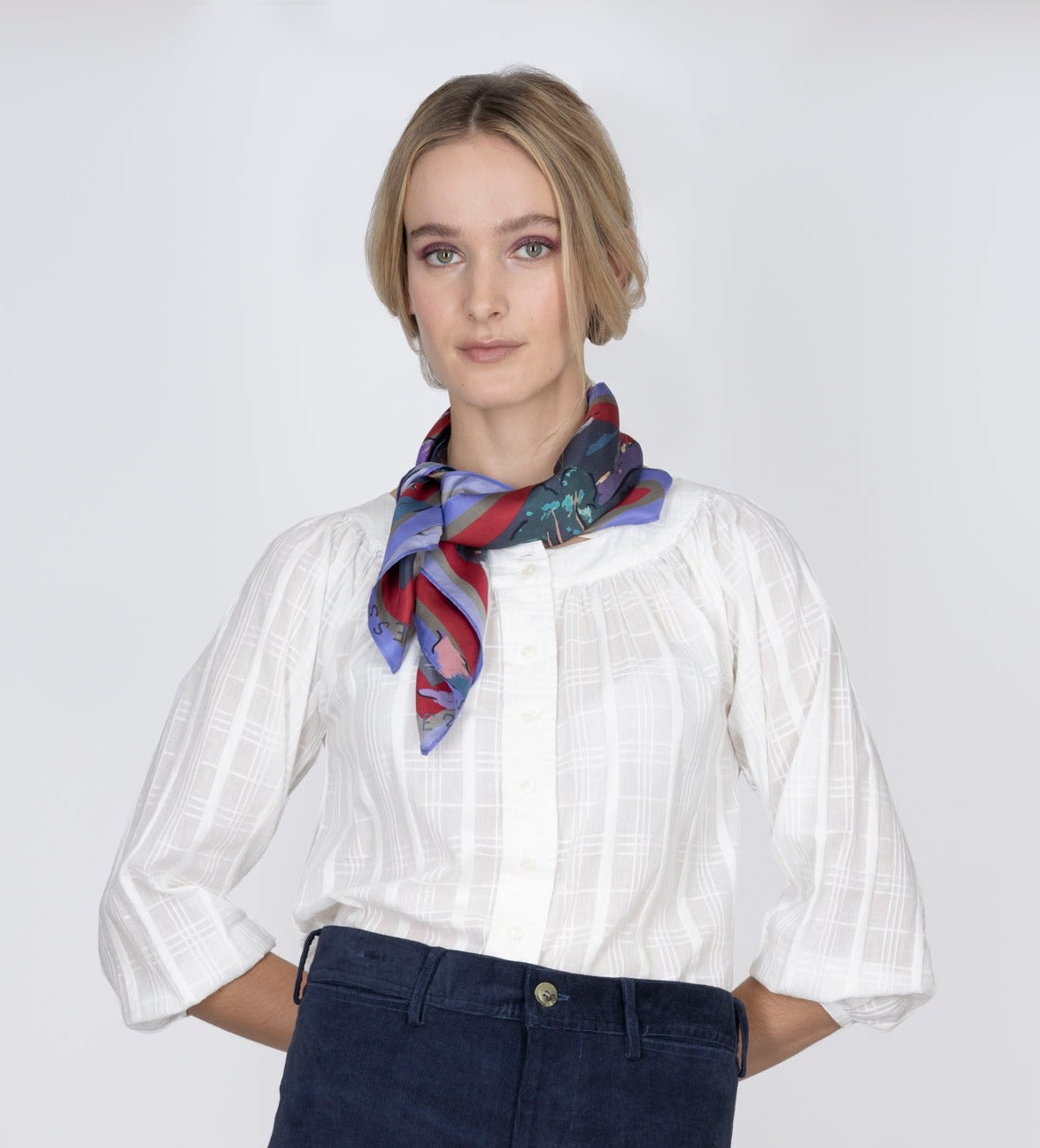 Day City Primrose Hill Silk Twill scarf - PRESS Primrose Hill