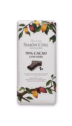 70% horká čokoláda s kúskami kakaových bôbov xocolaters 