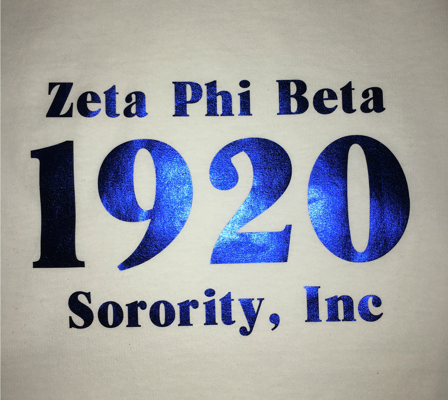 Zeta 1920 Foil T-shirt - J Mar Greek Life