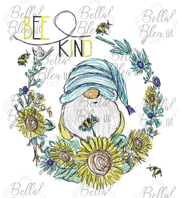Free Free 281 Bee Kind Gnome Svg SVG PNG EPS DXF File