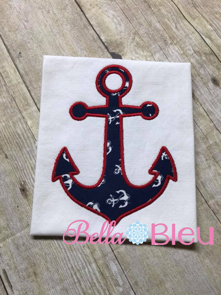 Download Anchor 6x10 Machine Embroidery Applique | Bella Bleu ...