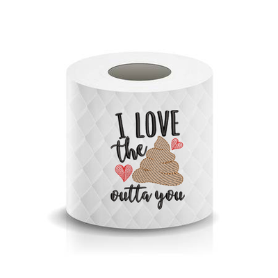 Because Your Golf Game is poop Embroidered Toilet Paper 