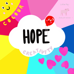 Colour hope and creativity illustration