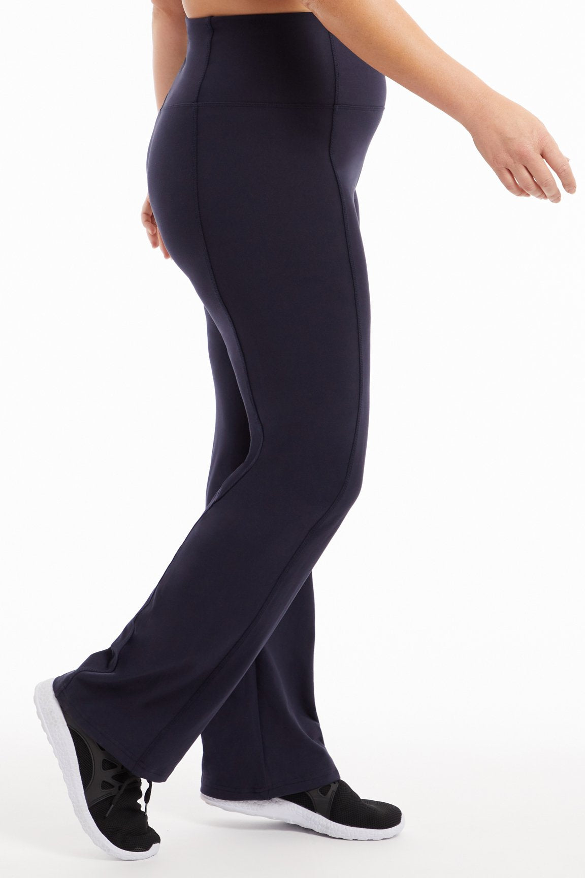  MakeMeChic Women's High Waist Flare Pants Ribbed Knit Bootleg  Yoga Pants Black XS : Clothing, Shoes & Jewelry
