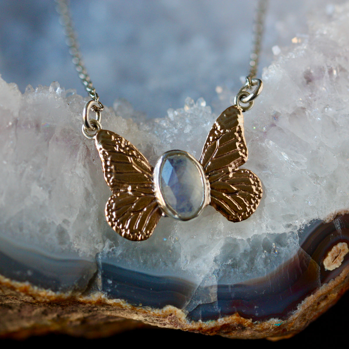 MONARCH BUTTERFLY NECKLACE - MBHP0023-00 /
