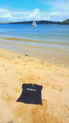 Rachels black Primal Europe T-Shirt needed a holiday as well