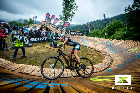 Nicole during the Xterra Race