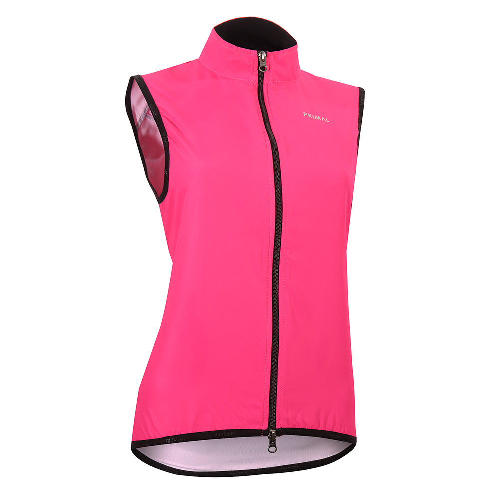 Download Neon Pink Women's Wind Vest | Primal Europe