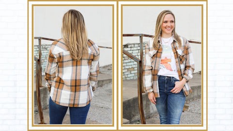 The Winnie Plaid Top