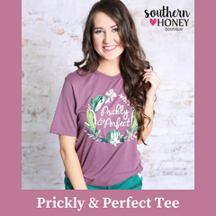 prickly perfect tee - trendy graphic tees