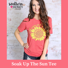 soak up the sun - trendy graphic tees