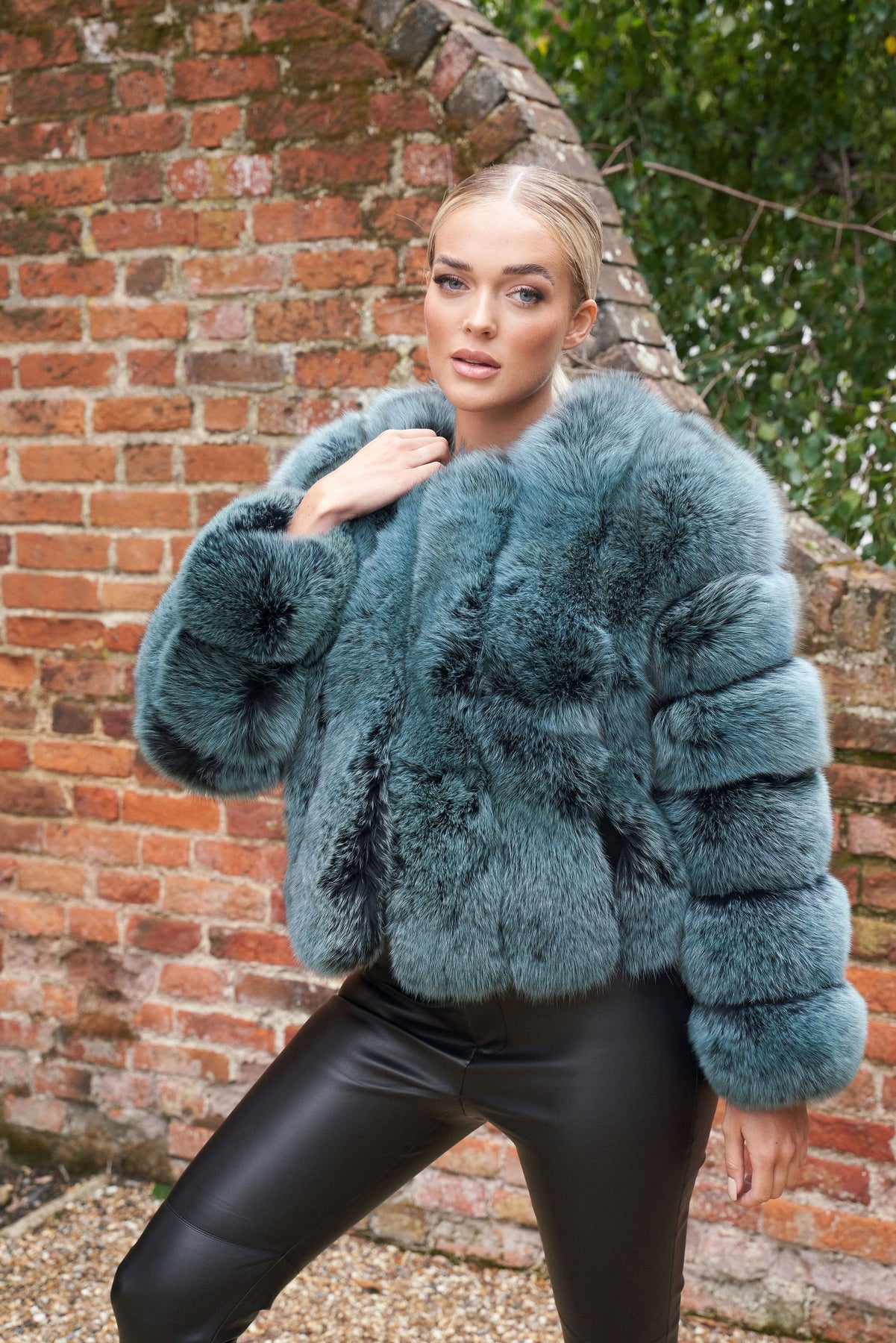 Trend Studio London on Instagram: COAT OF DREAMS 💗❄️ Our new silver fox fur  coat with an added hood for extra warmth 🙌🏼 Such a beautiful colour which  will b…