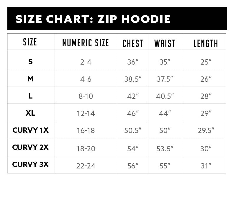 Women's Ever After Zip Hoodie by Beautiful Disaster | Inked Shop