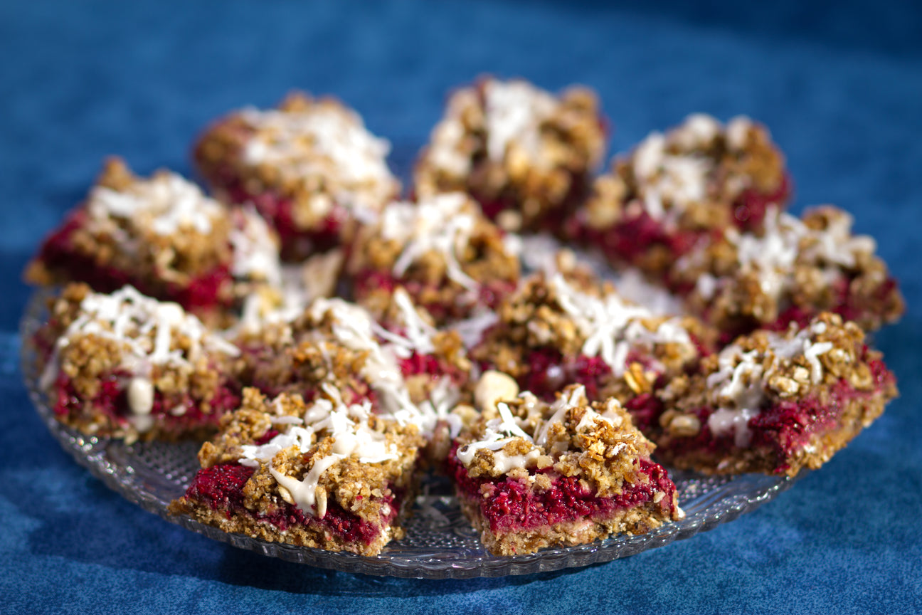 Raspberry Jam Bars – Plantpure Nation