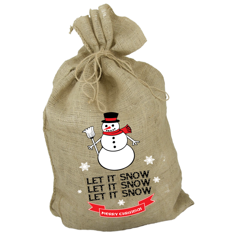 Let it snow, Let it snow, Let it snow Santa Sack