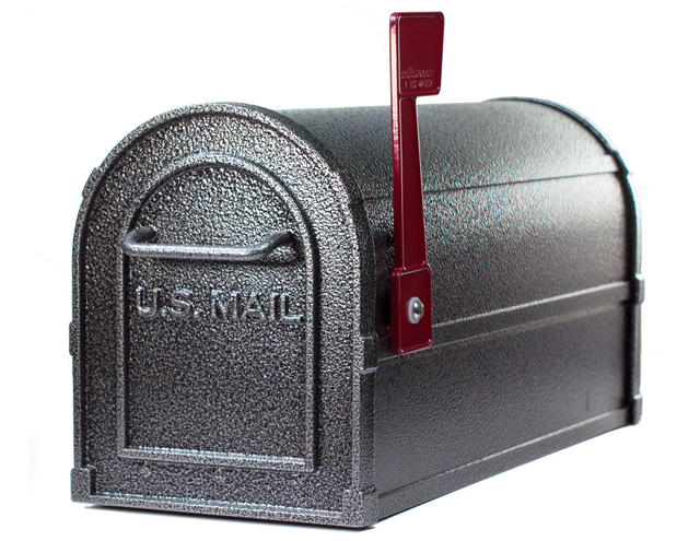 Pewter 2-Door Mailbox