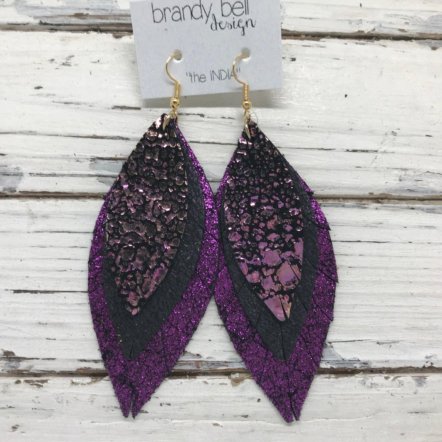 Dark Purple Druzy Earrings – SHAPIRO'S Gallery