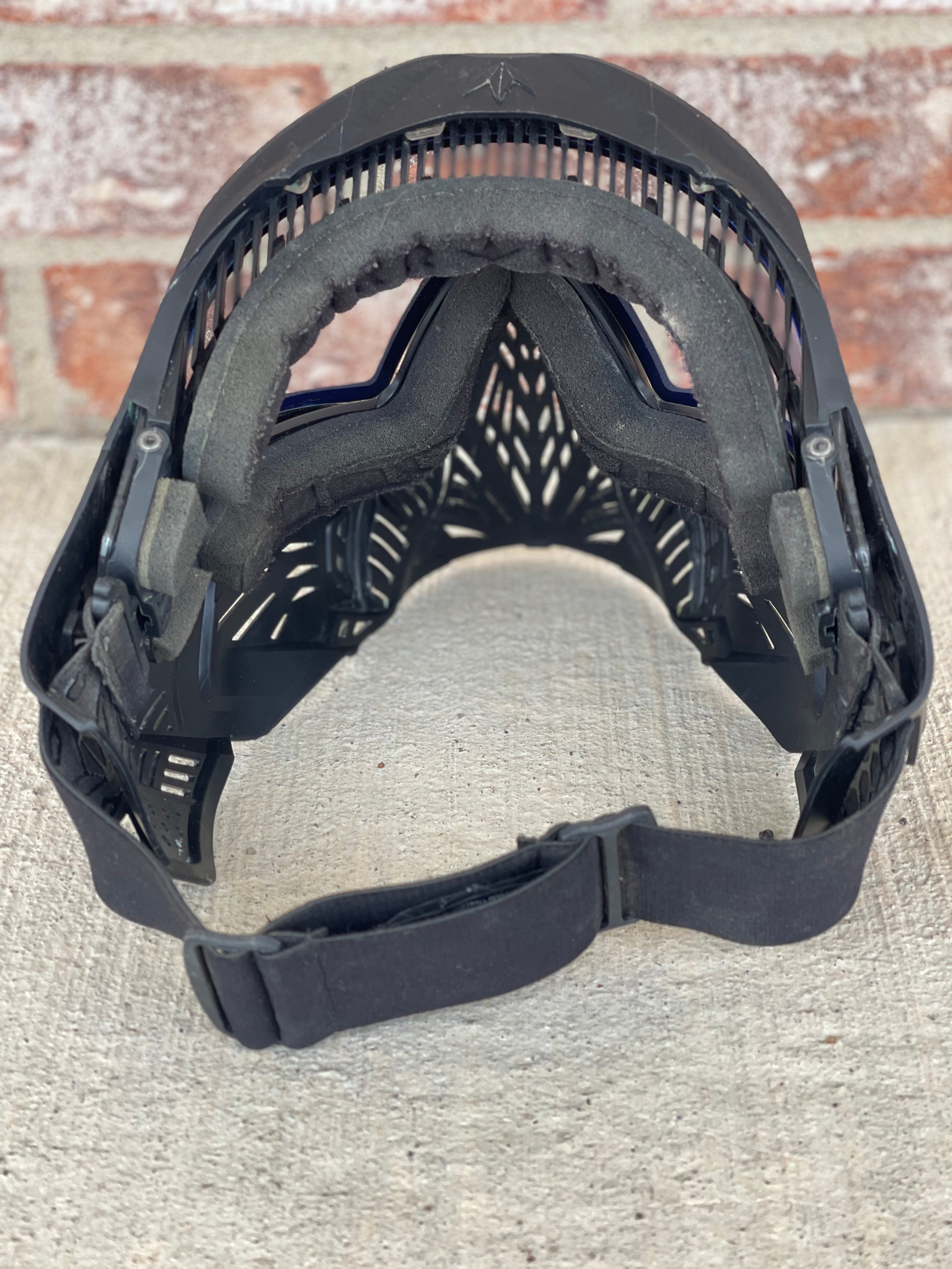 Used Bunker Kings CMD Paintball Mask - Pitch Black