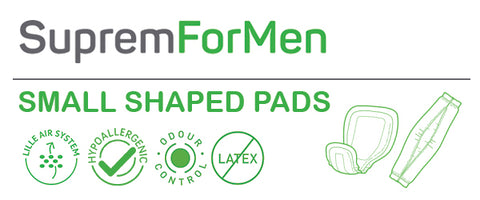 SupremForMen -Small Shaped Pads