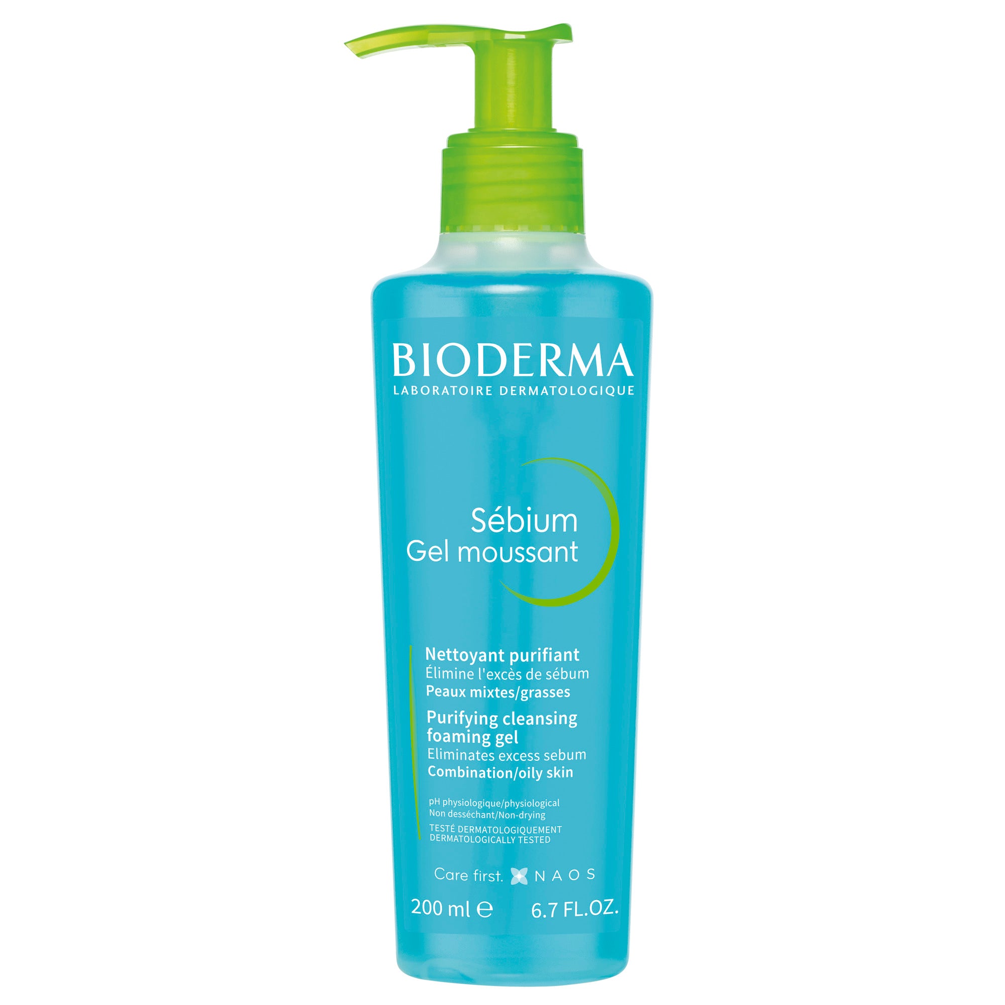 Bioderma Sebium Gel Moussant Purifying Foaming Gel Cleanser for Oily Skin 200ml