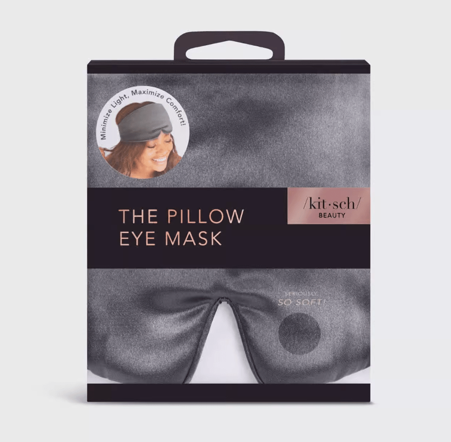 The Pillow Eye Mask - Charcoal – cantiqLA