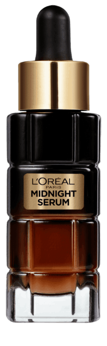 L'Oreal Paris Age Perfect Anti-Aging Midnight Face Serum, Reduce Wrinkles  1oz + Eye Cream Sample