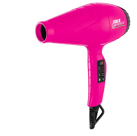 pink hair dryer