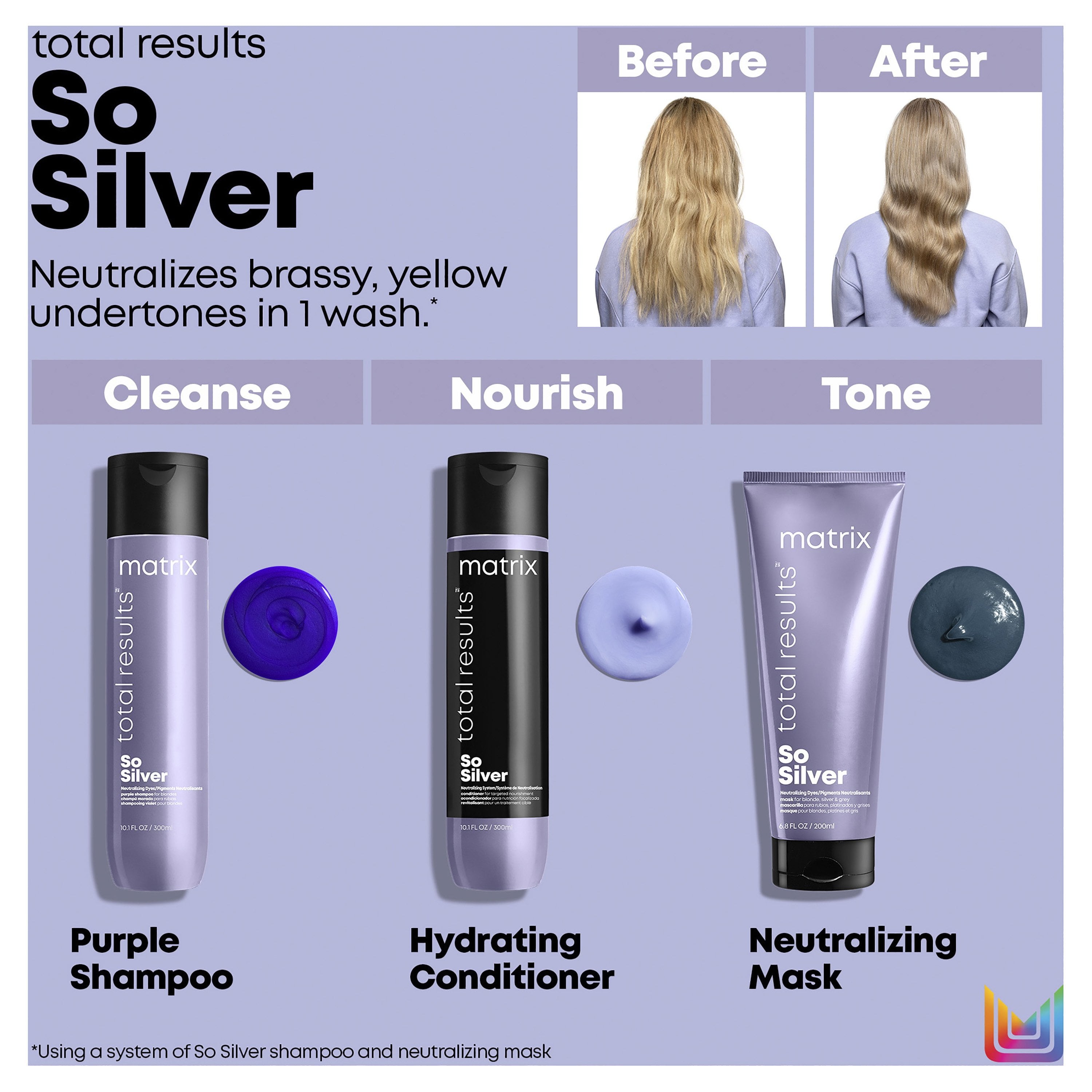 Hare kalorie makker Matrix Total Results Color Obsessed So Silver Neutralizing Shampoo 1000ml |  OZ Hair & Beauty