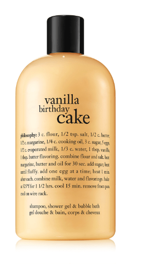 Philosophy Vanilla Birthday Cake Shower Gel, 19 Vanilla-Scented Beauty  Gifts to Sweeten Up The Holiday Season